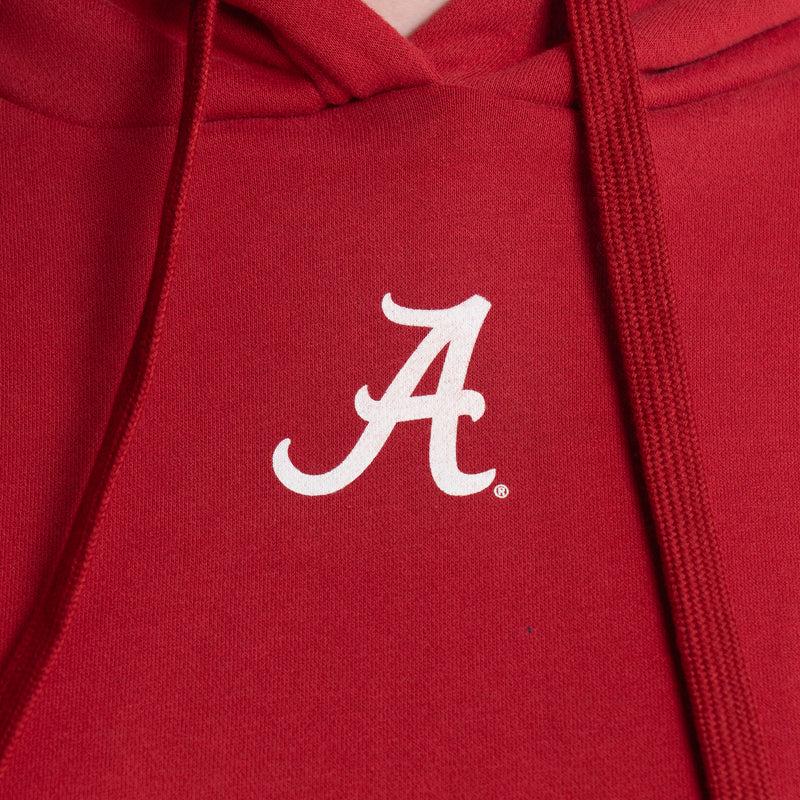 MAXINE ROUCHED FLEECE HOODIE - Univ. of Alabama Crimson Tide