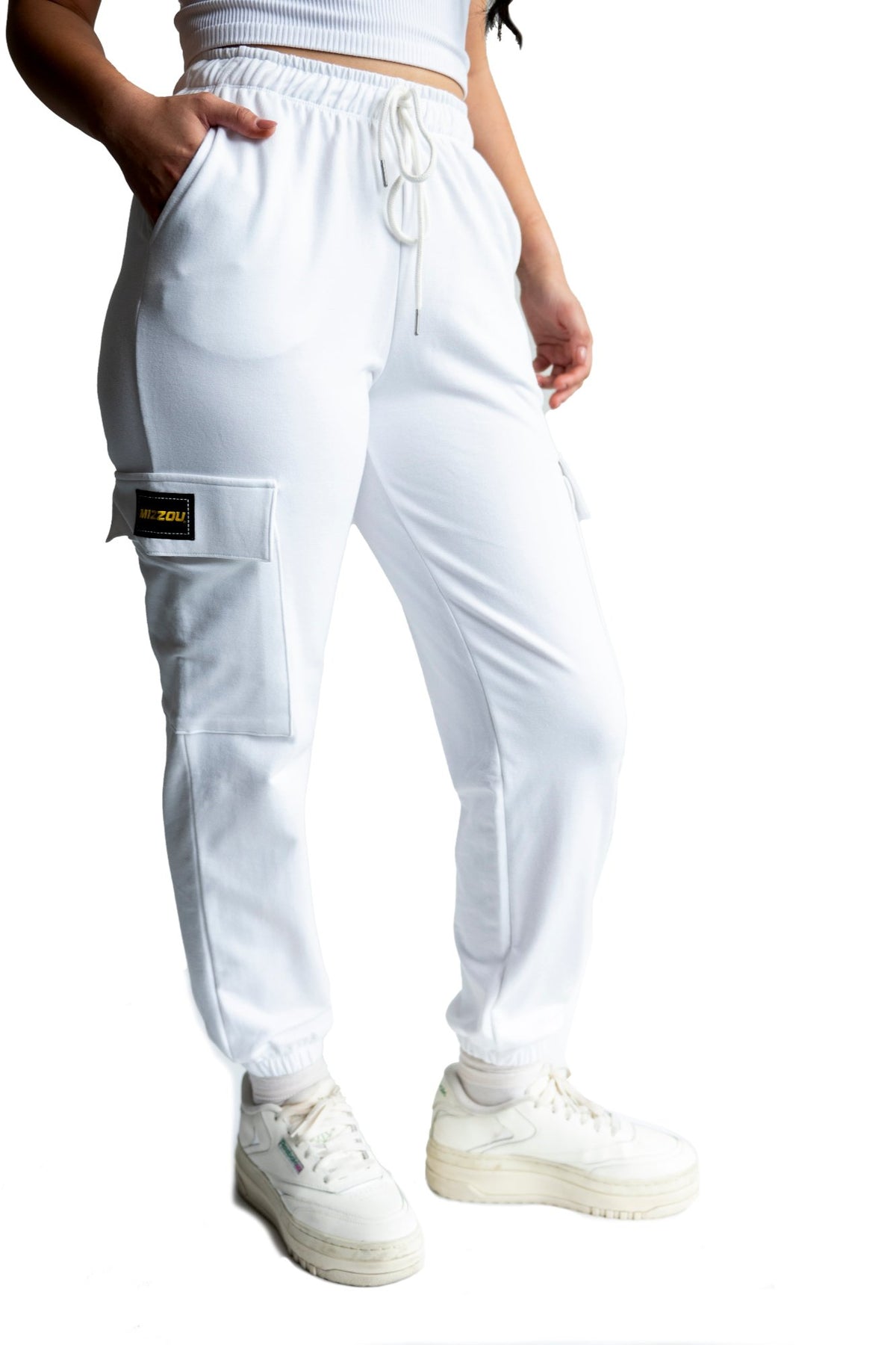 MELLIE DRAWSTRING CARGO PANTS - Univ. of Missouri Tigers