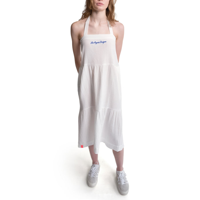 NYSSA HALTER MIDI DRESS - Los Angeles Dodgers