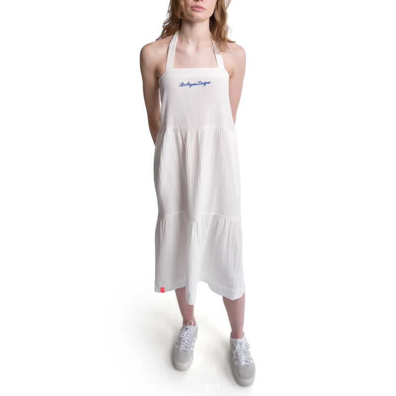NYSSA HALTER MIDI DRESS - Los Angeles Dodgers