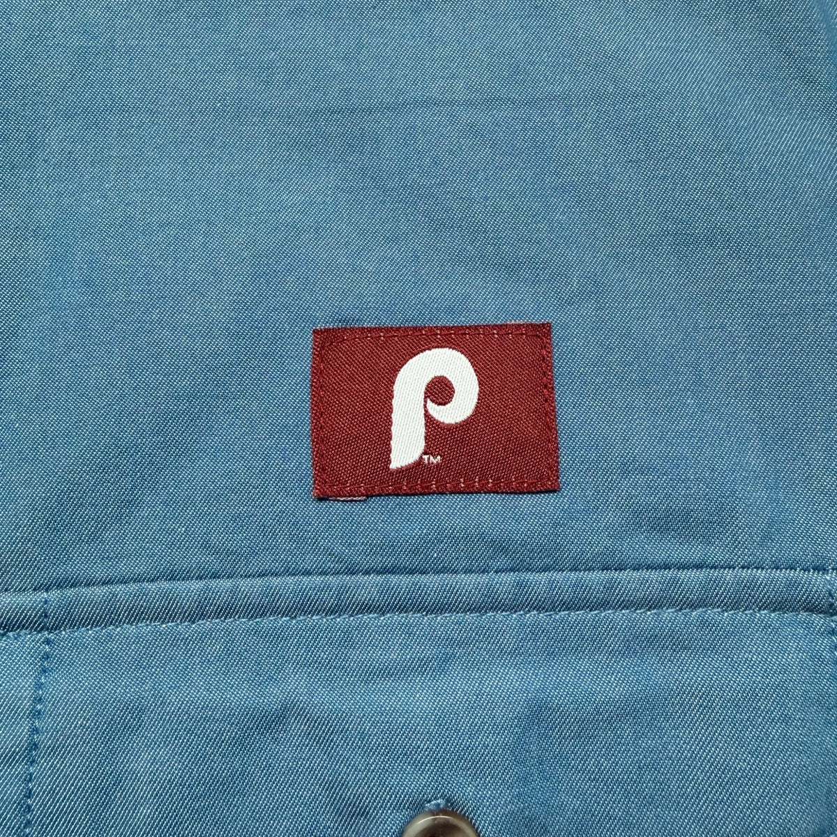 NOLA CROPPED CHAMBRAY SHIRT - Philadelphia Phillies