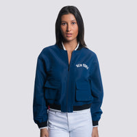 PAISLEY FULL ZIP BOMBER JACKET - New York Yankees