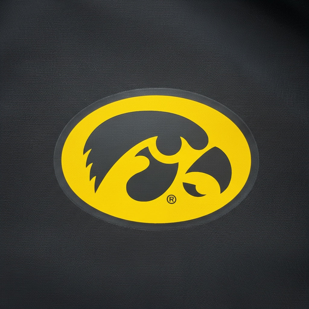 PEARL CONTRAST VARSITY BOMBER - Univ. of Iowa Hawkeyes