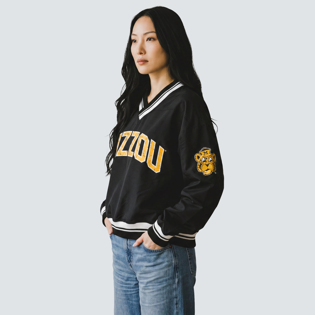 PEYTON OVERSIZED WINDBREAKER  - Univ. of Missouri Tigers