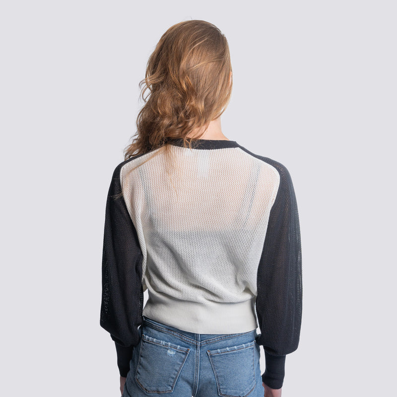 SERAPHINA MESH RAGLAN SWEATER - Los Angeles Dodgers