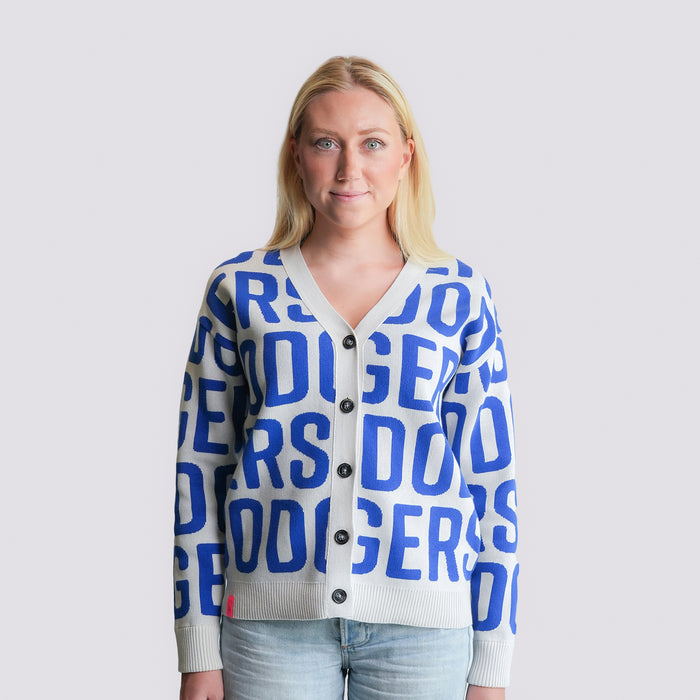 SHEA TEAM NAME REPEAT CARDIGAN - Los Angeles Dodgers