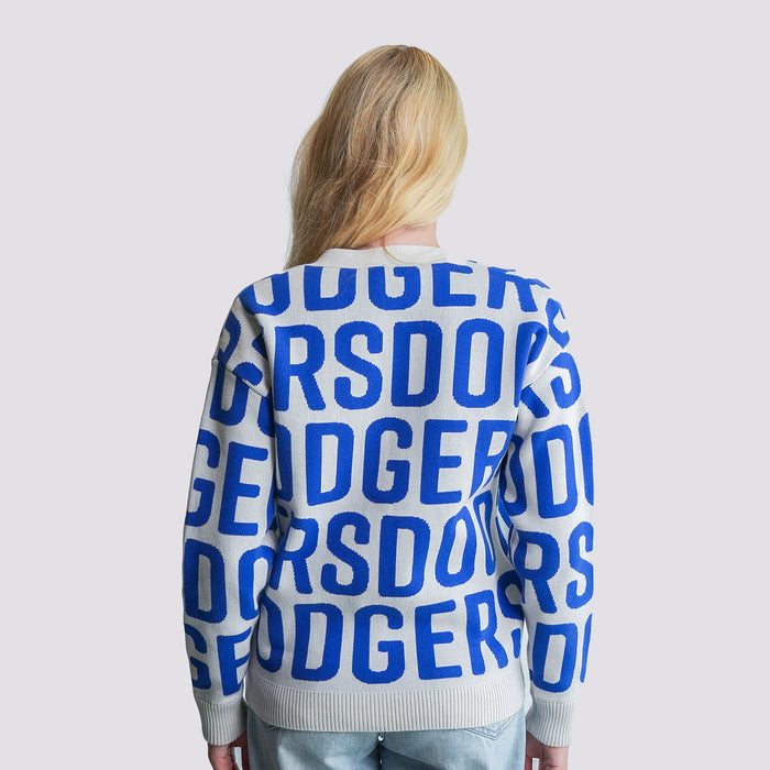 SHEA TEAM JACQUARD CARDIGAN - Los Angeles Dodgers