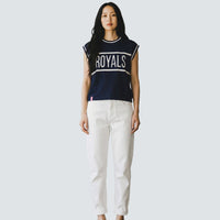 SALEM POINTELLE CREWNECK VEST - Kansas City Royals