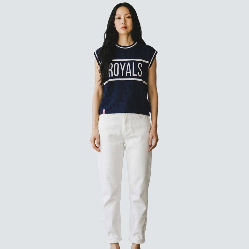 SALEM POINTELLE CREWNECK VEST - Kansas City Royals