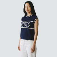 SALEM POINTELLE CREWNECK VEST - Kansas City Royals