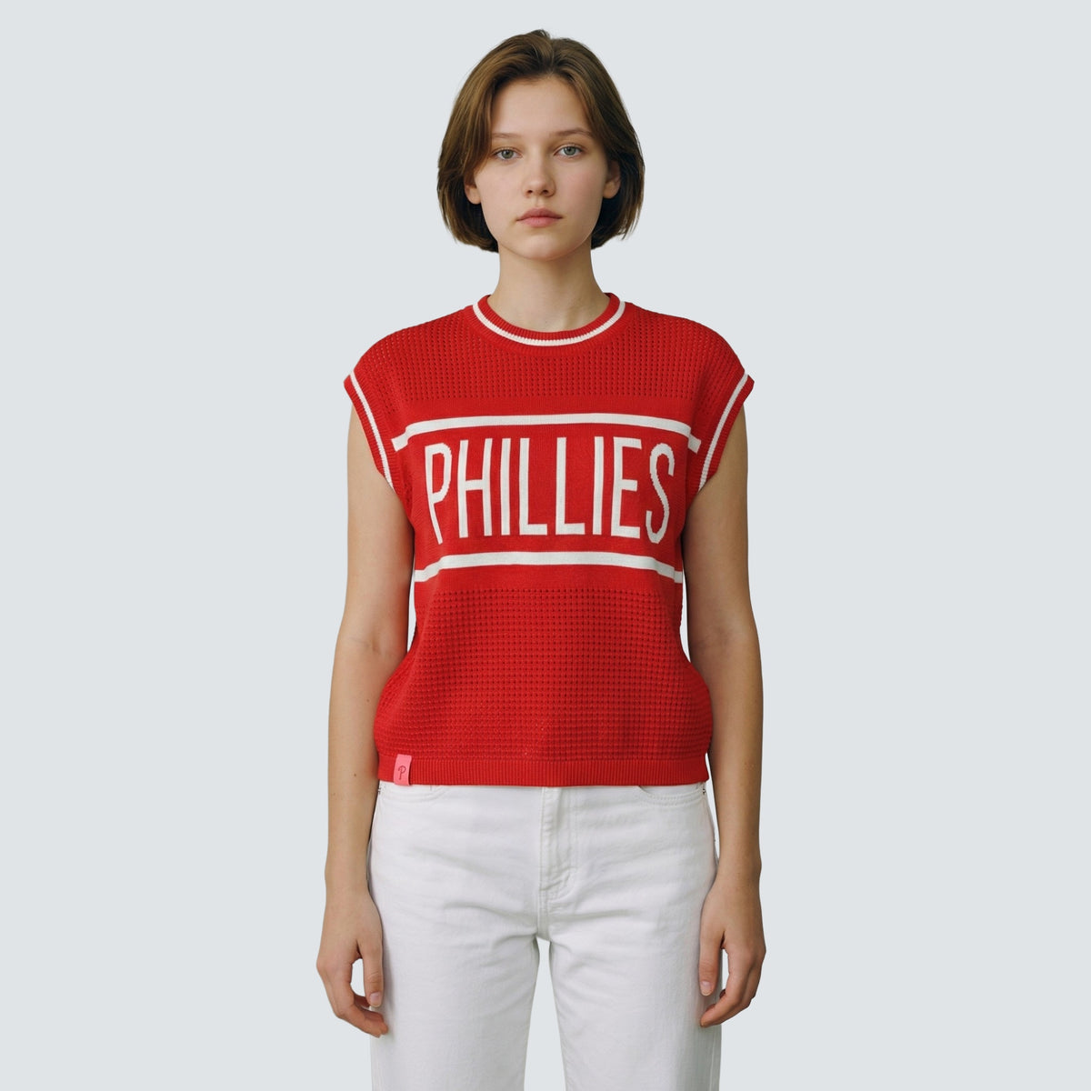 SALEM POINTELLE CREWNECK VEST - Philadelphia Phillies