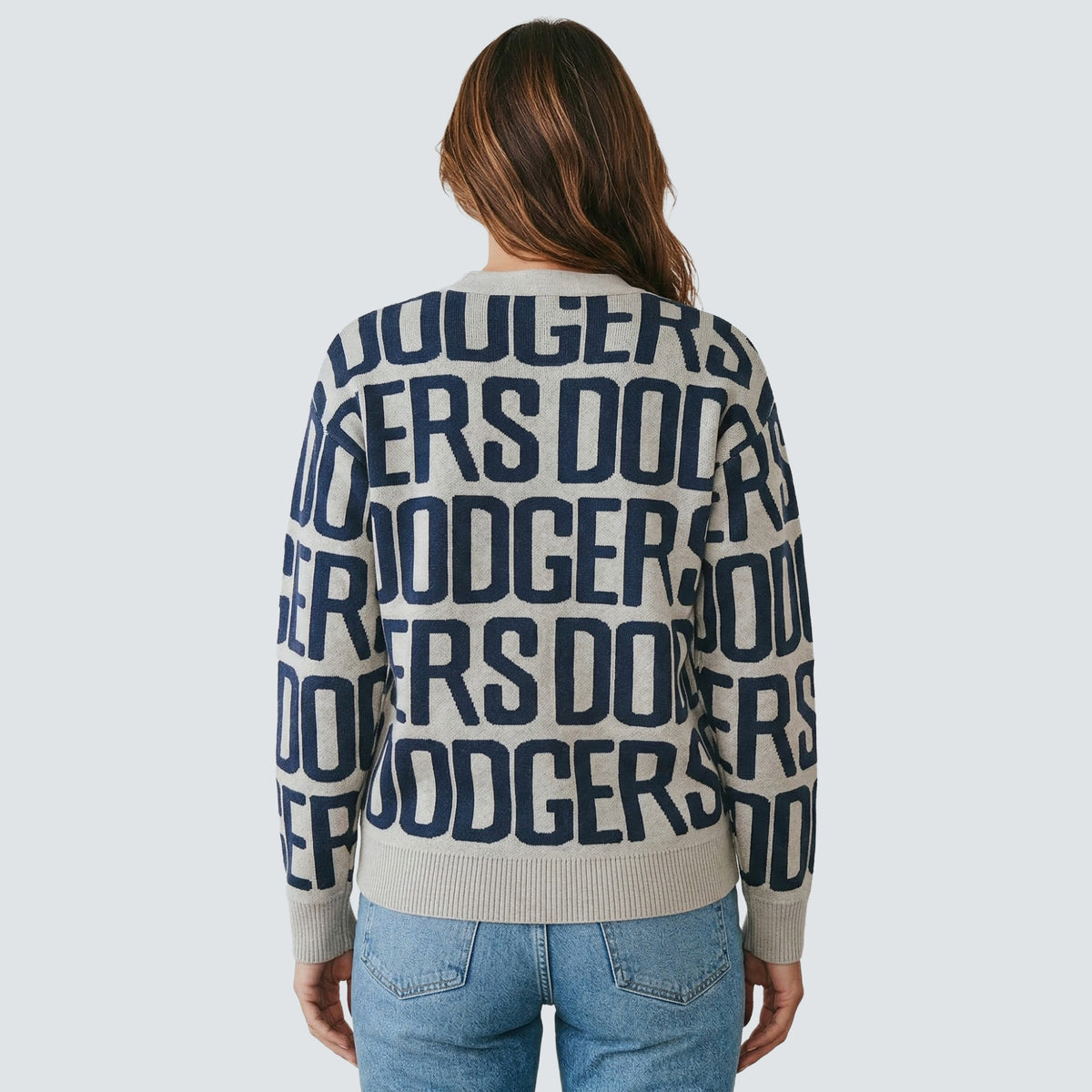 SHEA TEAM JACQUARD CARDIGAN - Los Angeles Dodgers