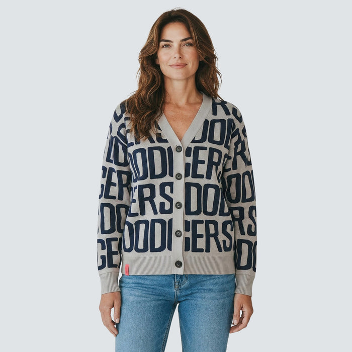 SHEA TEAM JACQUARD CARDIGAN - Los Angeles Dodgers