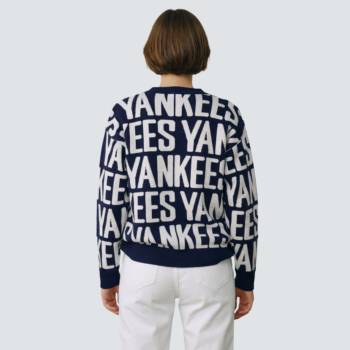 SHEA TEAM JACQUARD CARDIGAN - New York Yankees