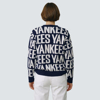 SHEA TEAM JACQUARD CARDIGAN - New York Yankees