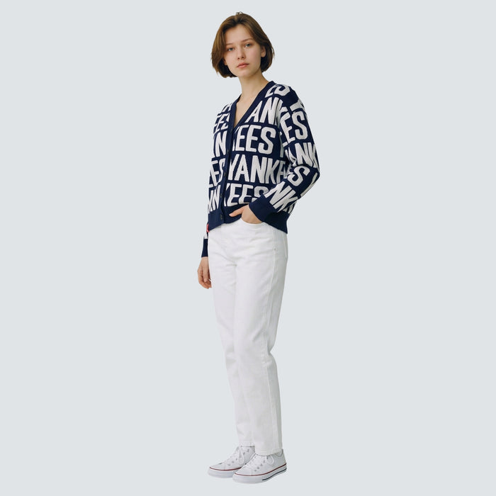SHEA TEAM JACQUARD CARDIGAN - New York Yankees
