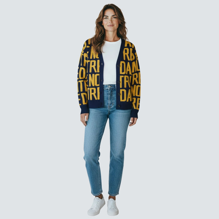 SHEA TEAM JACQUARD CARDIGAN - Univ. of Notre Dame Fighting Irish