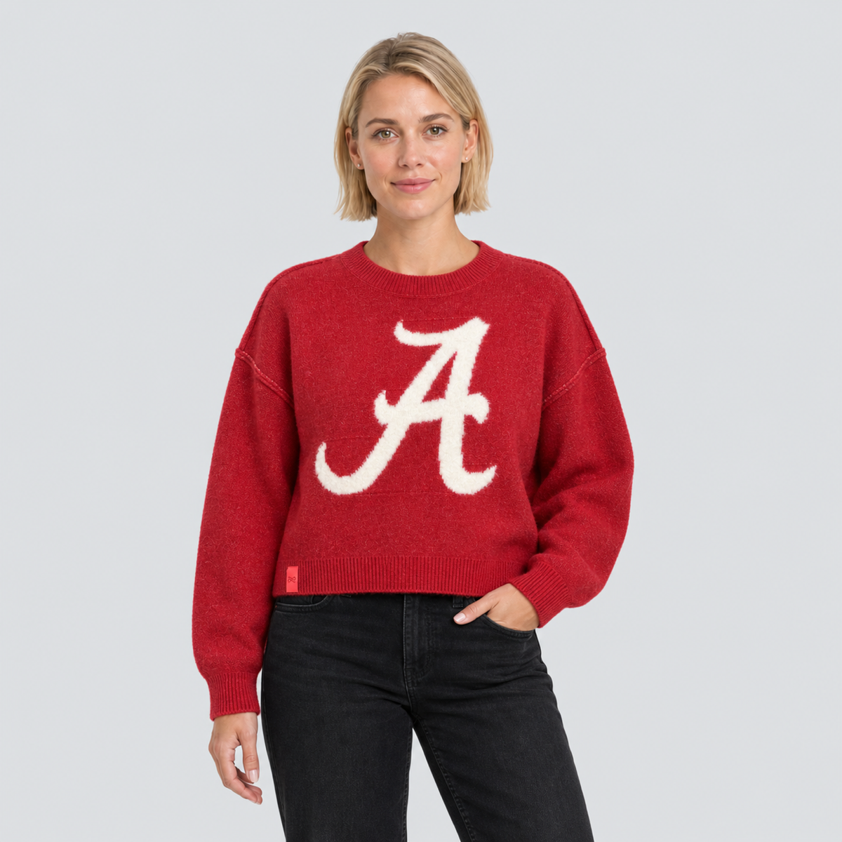 SHELLI BOXY CREW SWEATER - Univ. of Alabama Crimson Tide