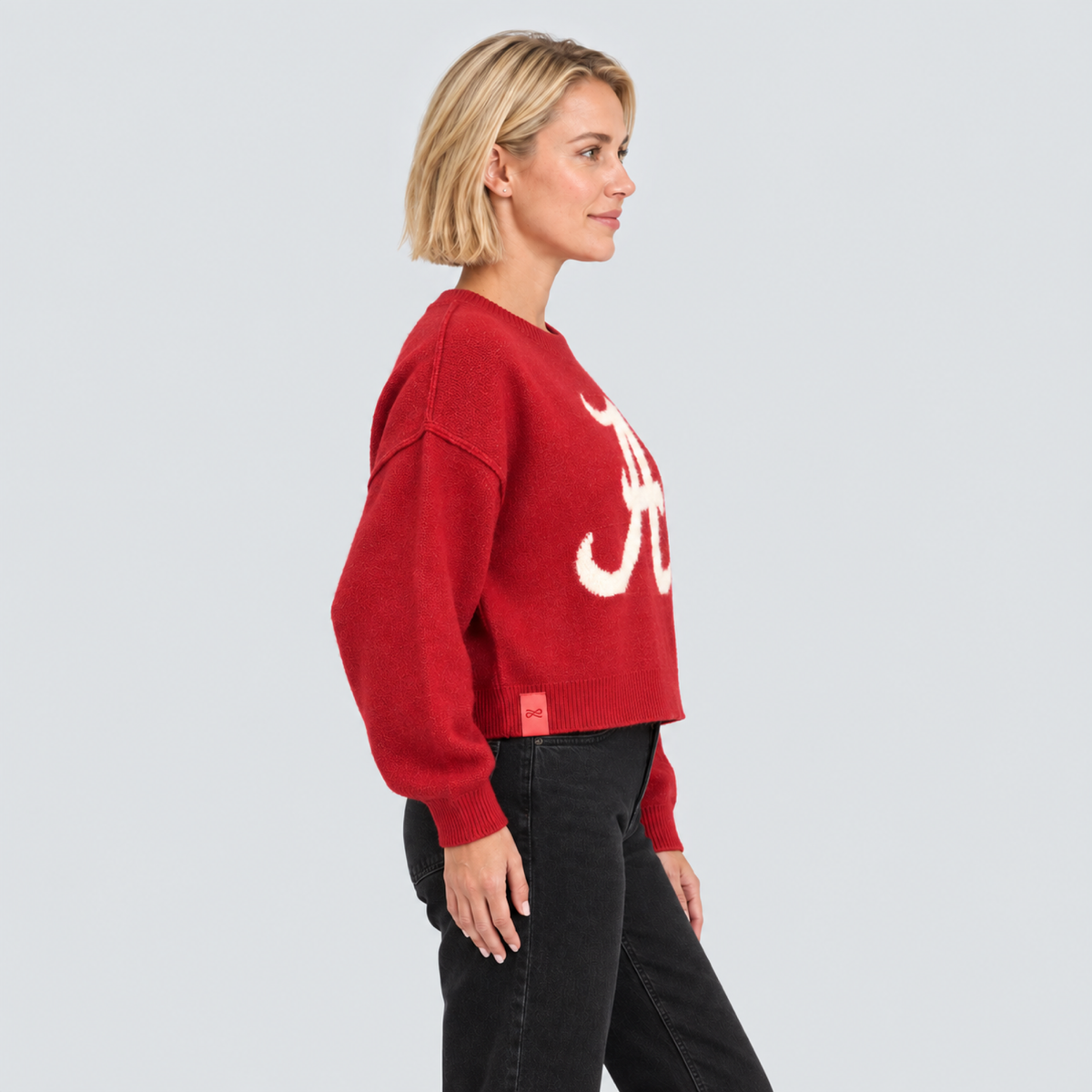 SHELLI BOXY CREW SWEATER - Univ. of Alabama Crimson Tide