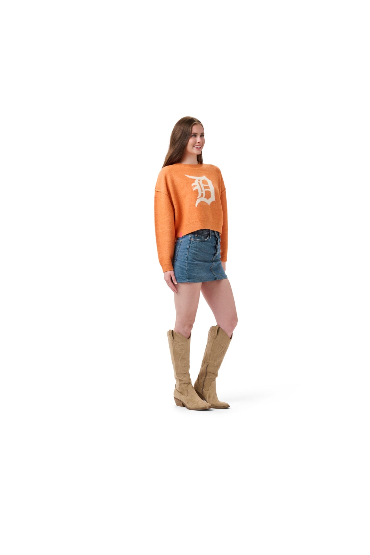 SHELLI BOXY CREW SWEATER  - Detroit Tigers
