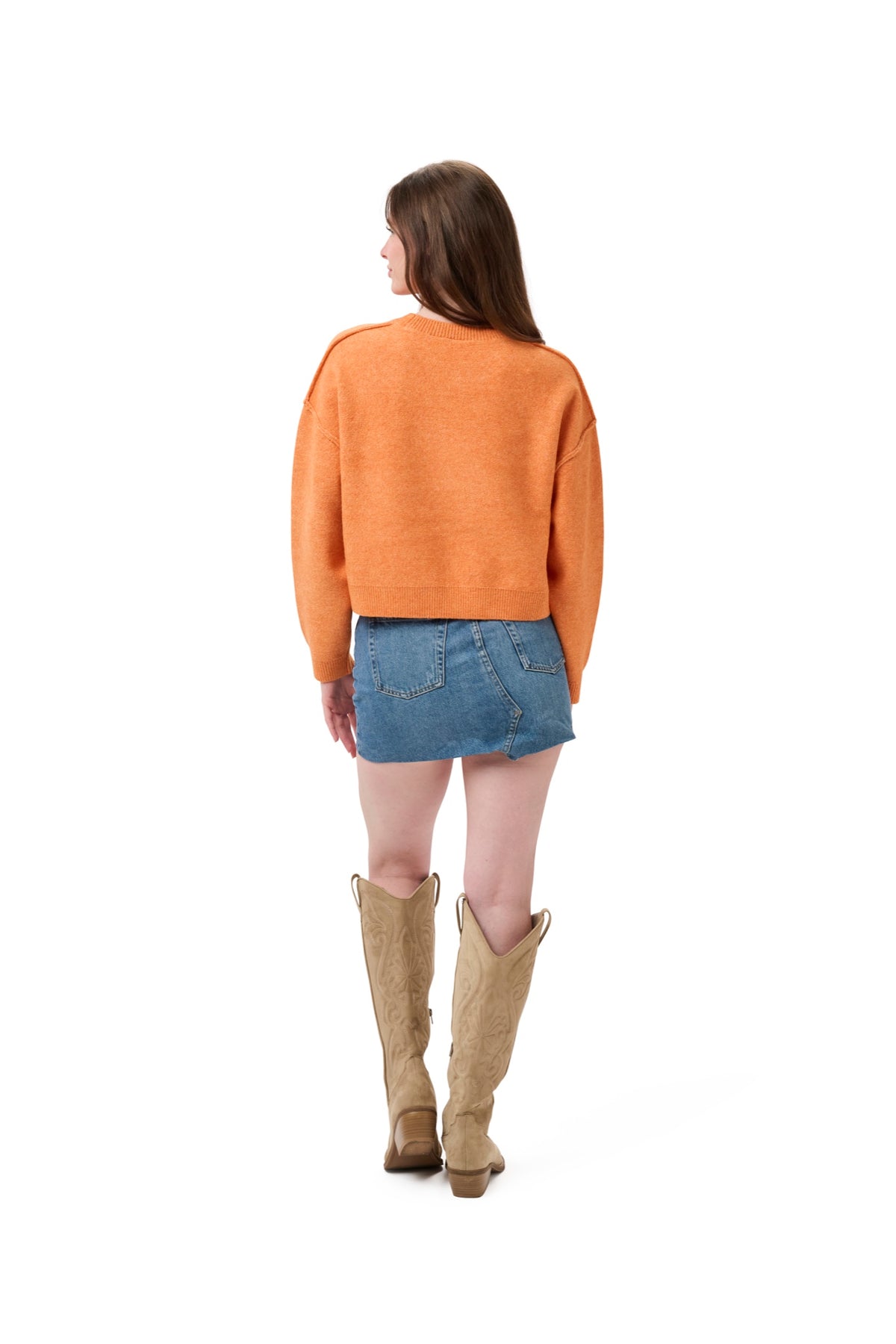 SHELLI BOXY CREW SWEATER  - Detroit Tigers