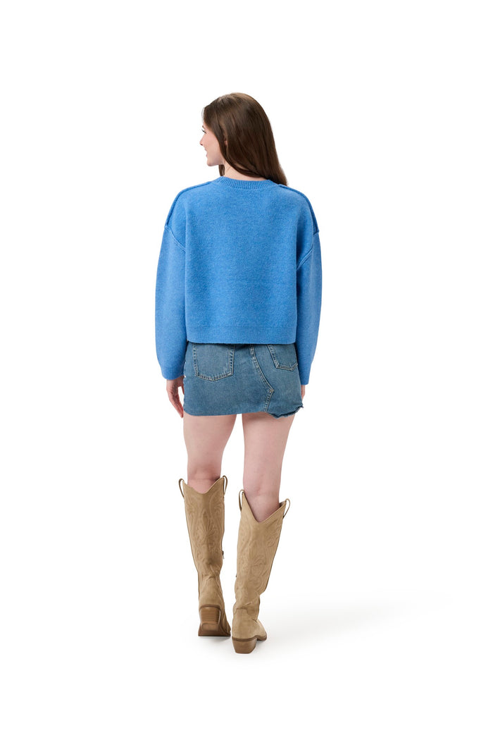 SHELLI BOXY CREW SWEATER - Los Angeles Dodgers