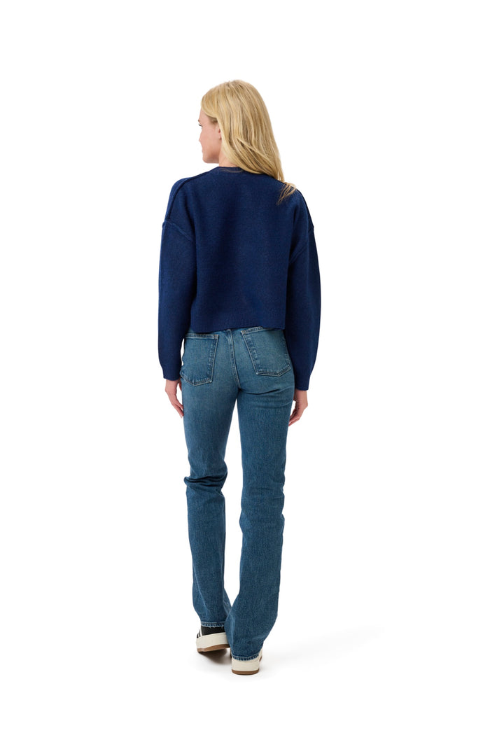 SHELLI BOXY CREW SWEATER - New York Yankees