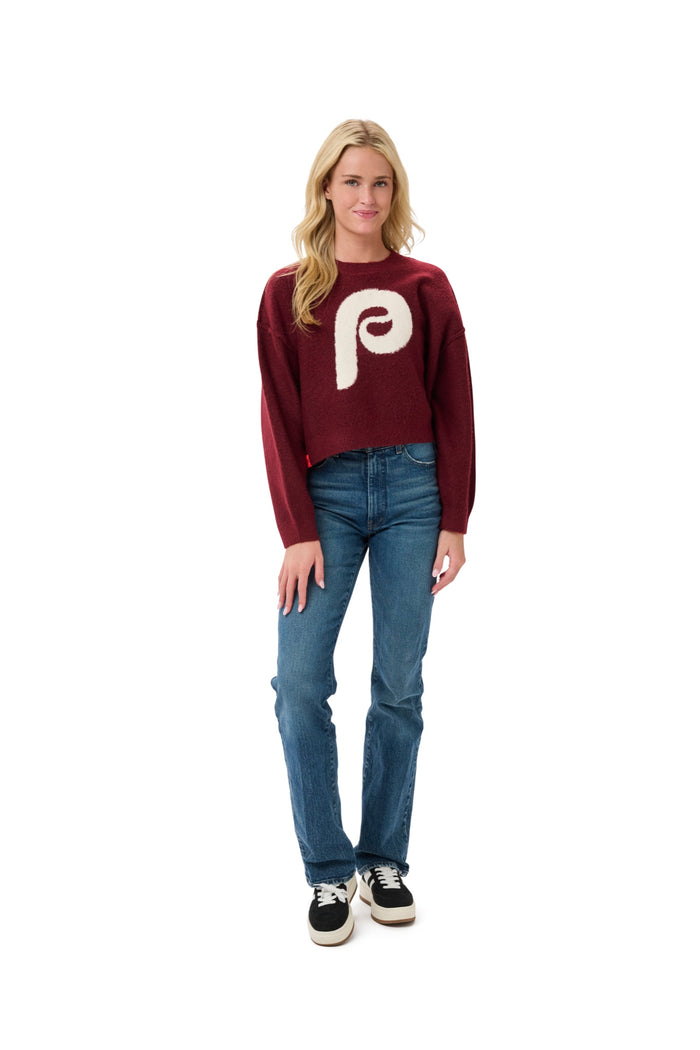 SHELLI BOXY CREW SWEATER  - Philadelphia Phillies