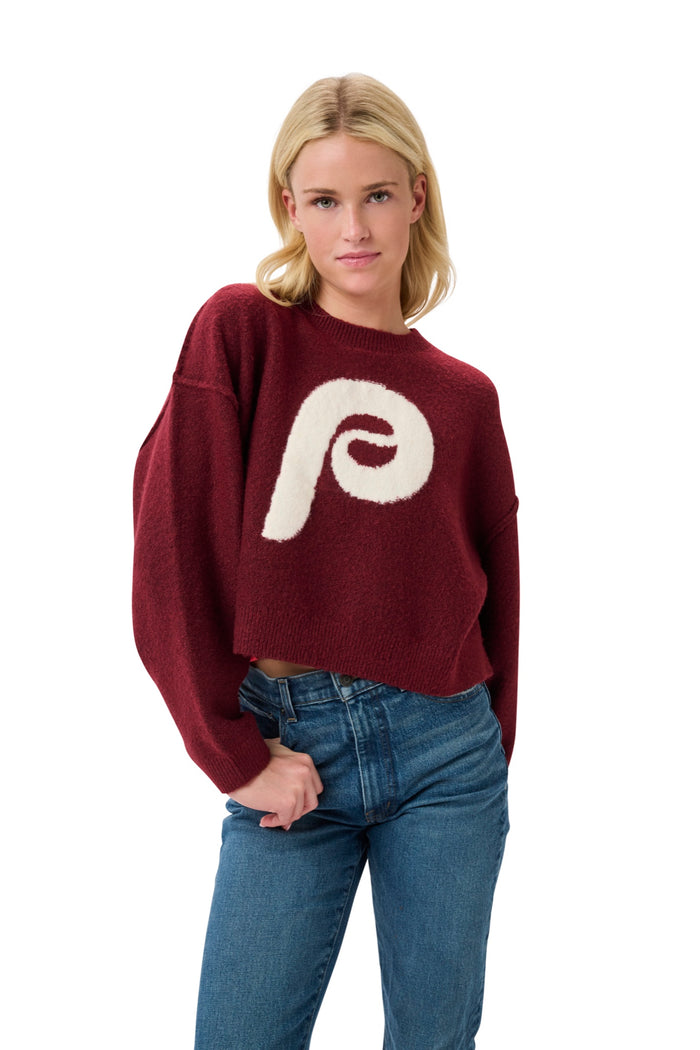 SHELLI BOXY CREW SWEATER  - Philadelphia Phillies