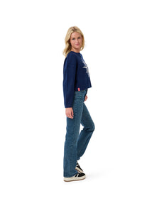 SHELLI BOXY CREW SWEATER  - Seattle Mariners