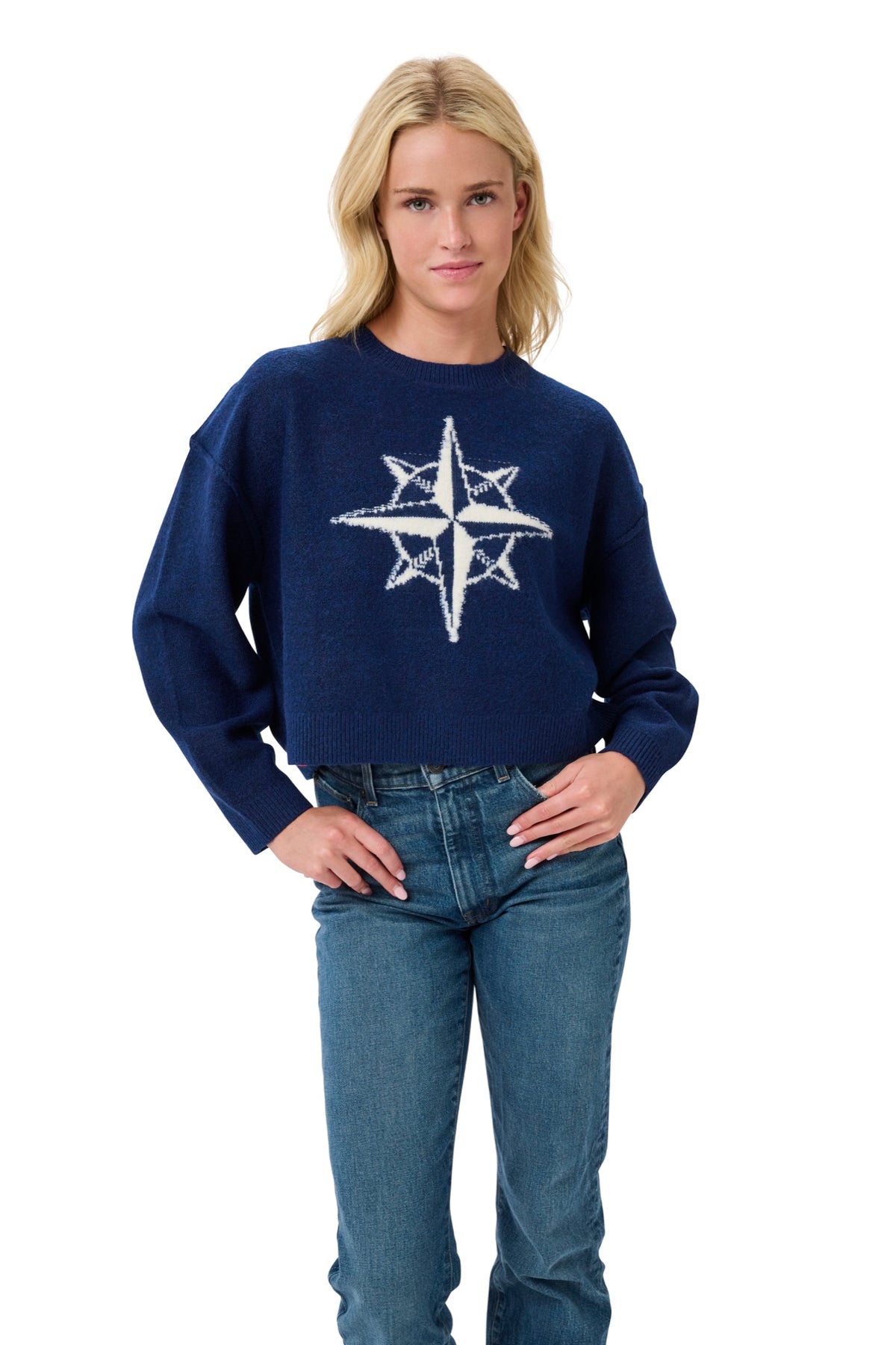 SHELLI BOXY CREW SWEATER  - Seattle Mariners