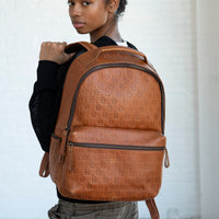 SAXAN LEATHER LAPTOP BACKPACK - Los Angeles Dodgers