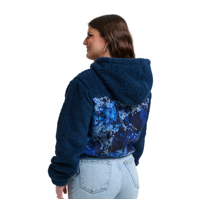 WILLOW FASHION CAMO SHERPA HOODIE - Univ. of Michigan Wolverines