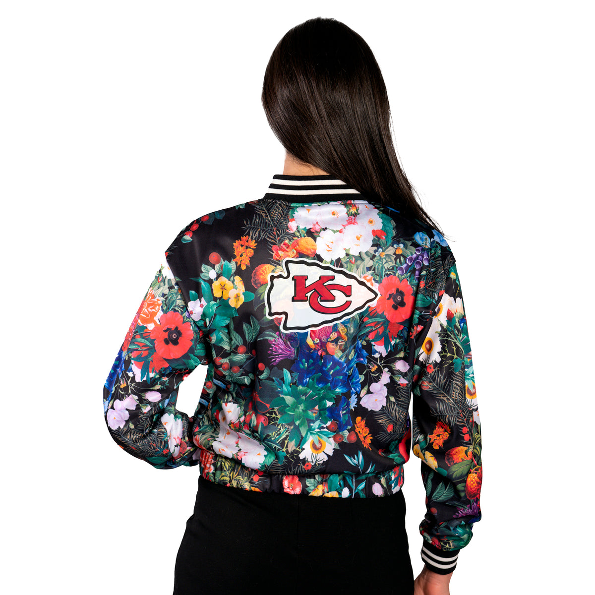 FLORAL BOMBER JACKET - Kansas City Chiefs